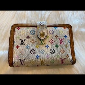 Louis Vuitton LE multicolor kisslock wallet